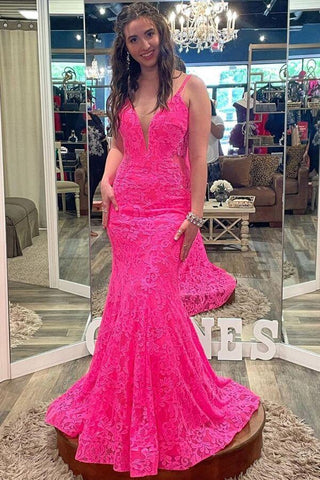 Off the Shoulder Pink Lace Prom Dresses, Off Shoulder Pink Tulle Lace – Eip  Collection