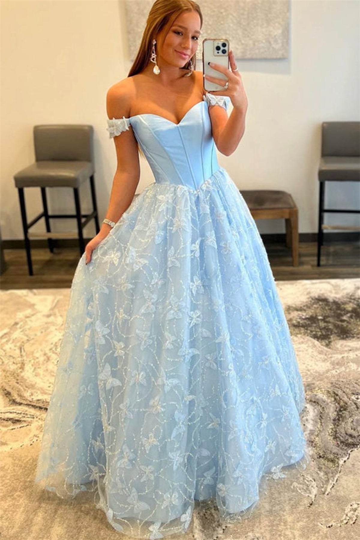 Off the Shoulder Prom Dresses Tagged light blue prom dresses Eip Collection