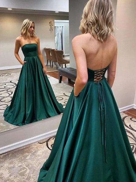 Long Sleeves Emerald Green Lace Long Prom Dresses, Emerald Green Lace – Eip  Collection