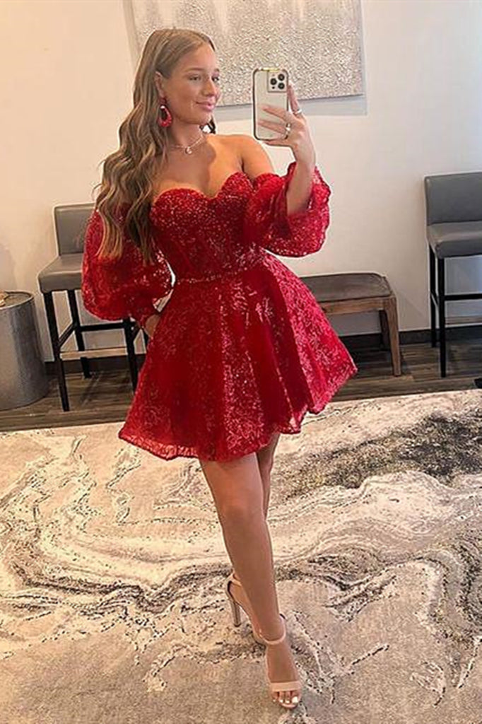 Red Prom Dresses,2 Piece Prom Gown,two Piece Prom Dresses,satin Prom Dresses,  Style Prom Gown,pro on Luulla